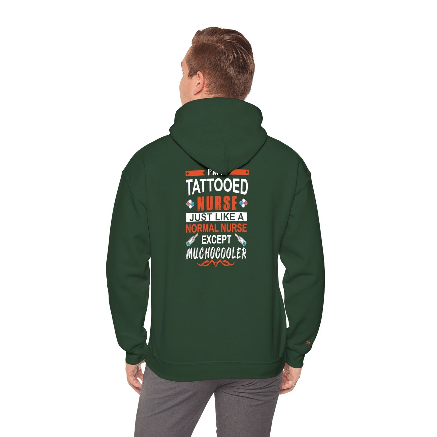 Tattooed Nurse Tee - Unisex Cotton Hoodie for Medical Professionals, Gifts for Nurses, Nurse Appreciation, Medical Humor Tee, Fun [...]