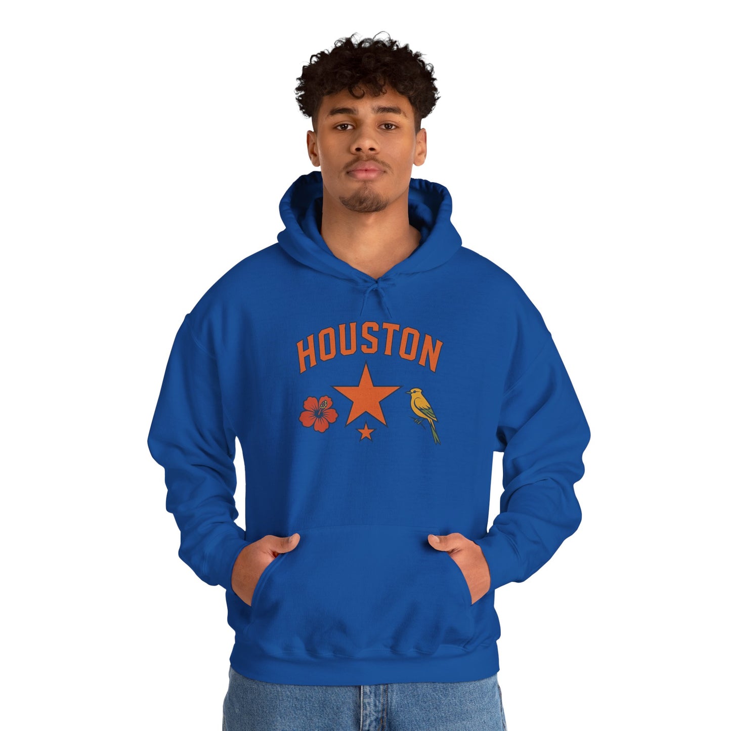 RAVAGE "HOUSTON" Vintage Hoodie | Retro Style Hooded Sweatshirt