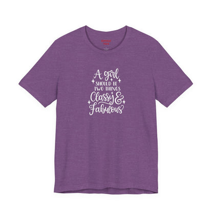"Classy & Fabulous" Graphic Tee | Women's Fashion T-Shirt