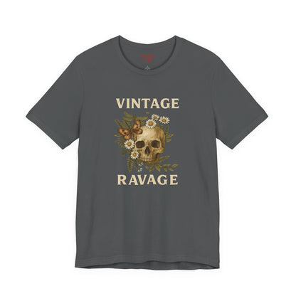 Vintage Skull Graphic Tee, Unisex Skull Shirt, Alternative Fashion, Edgy Vintage T-Shirt, Casual Streetwear Tee, Gift for Him/Her