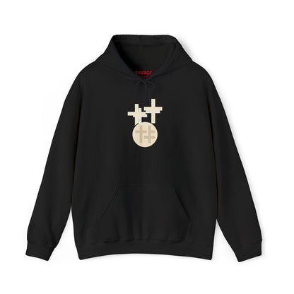 Calvary Cross Unisex Hoodie – Faith-Based Apparel, Christian Symbol Tee, Everyday Casual Wear, Inspirational Gift