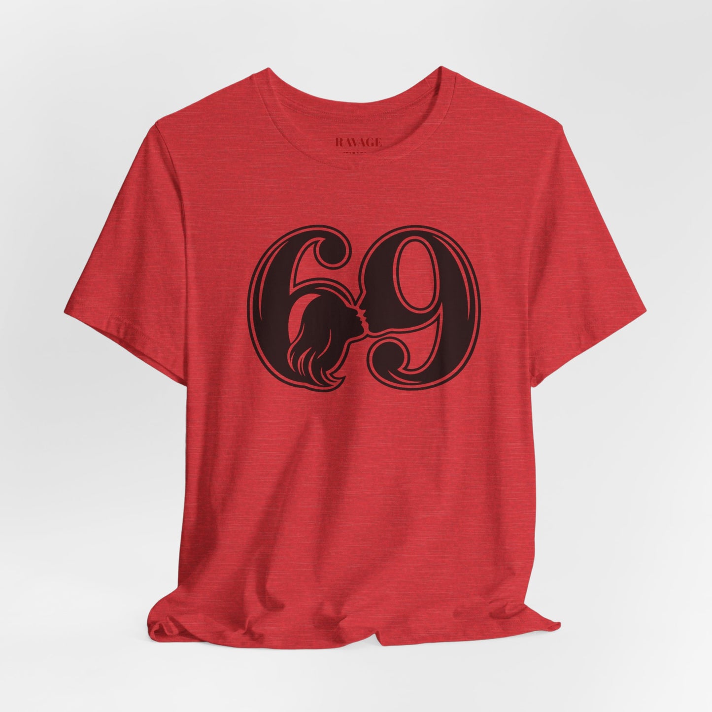 69 Retro Swirl Number Tee