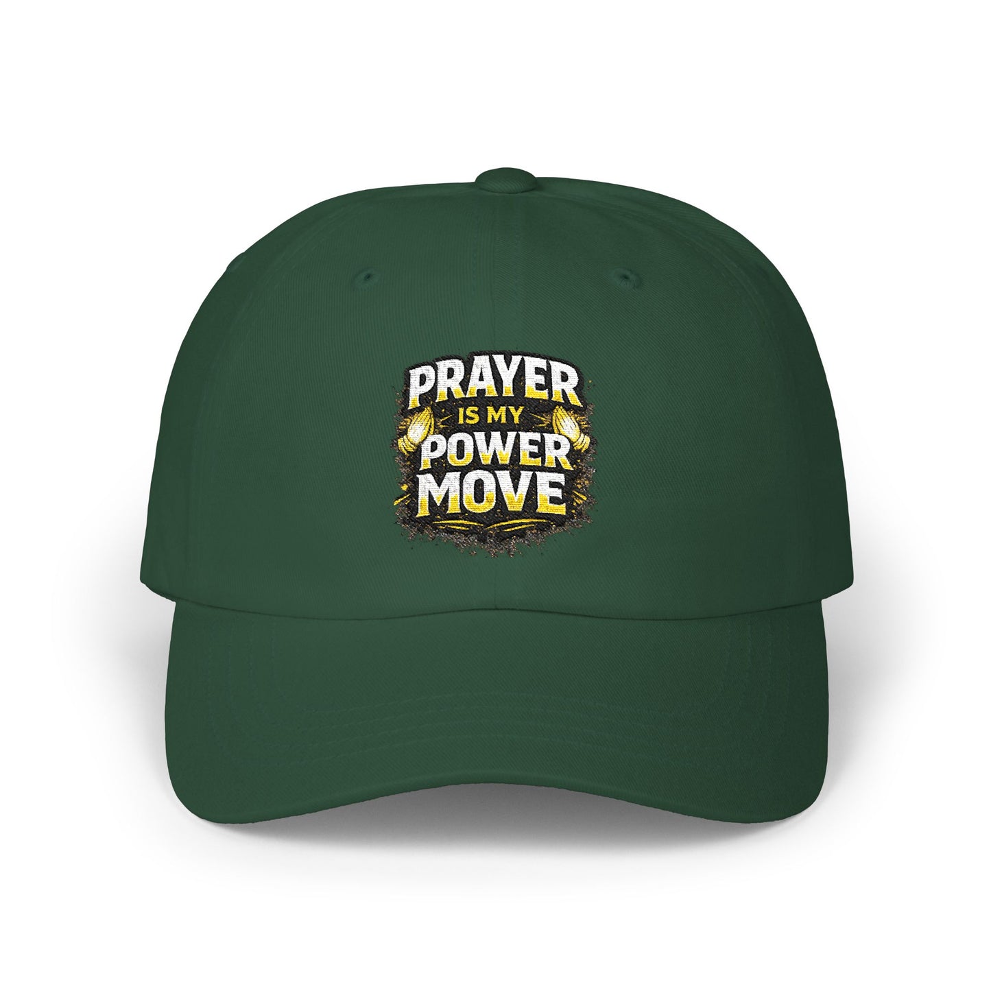 Prayer Is My Power Move Dad Cap — Christian Baseball Hat