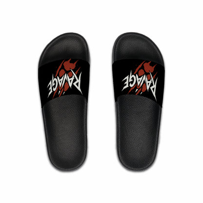 RAVAGE TEES Men's Removable-Strap Sandals/Slides