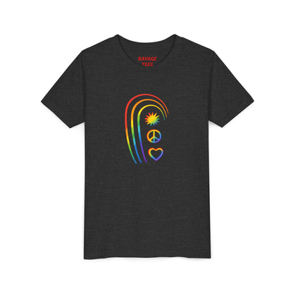Youth Rainbow Peace & Love Tee