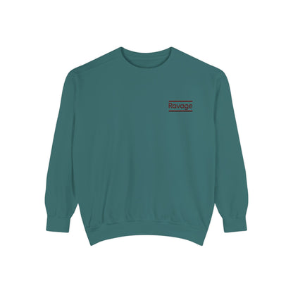 RAVAGE Minimal Logo Sweatshirt — Casual Branded Crewneck