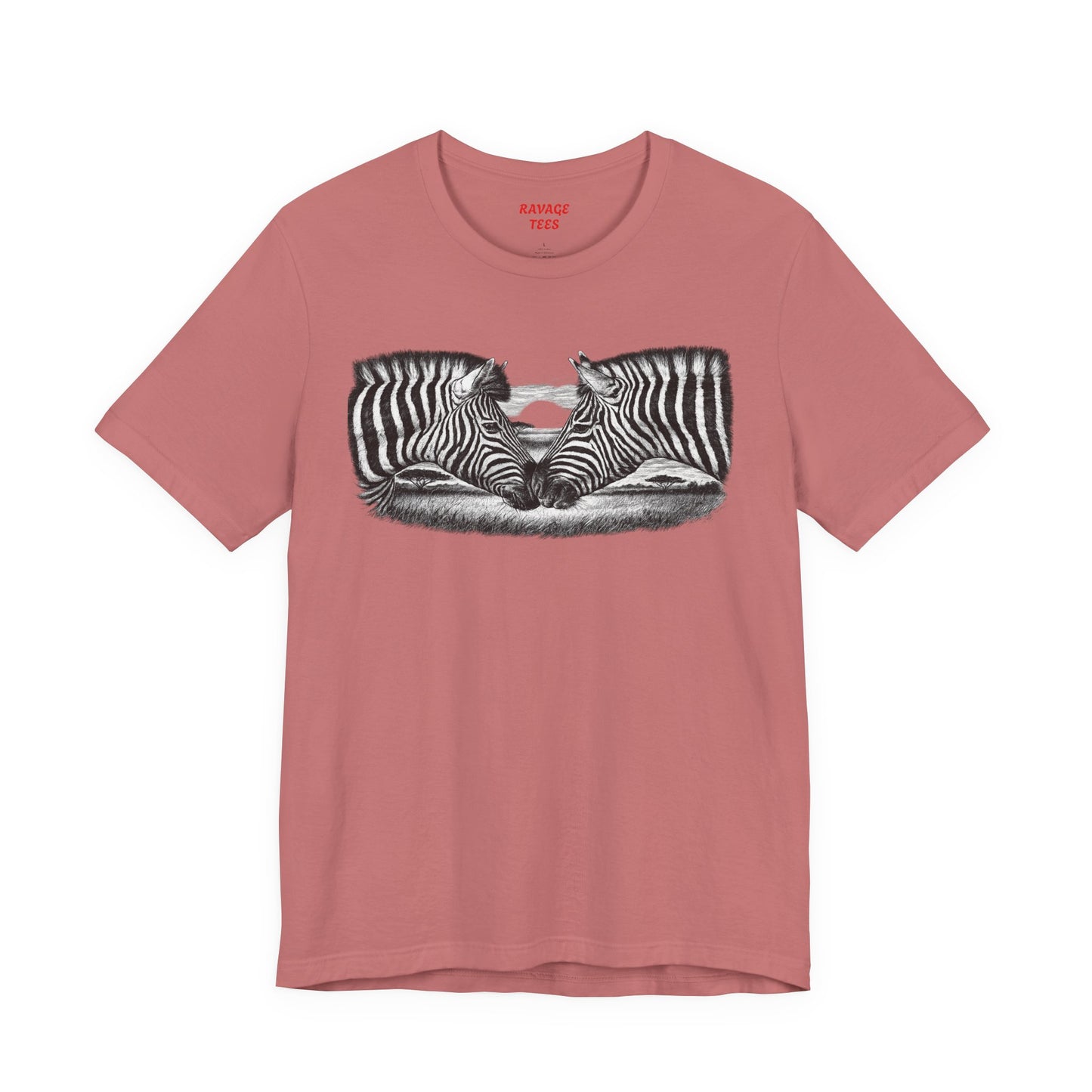 Zebra Heart Tee