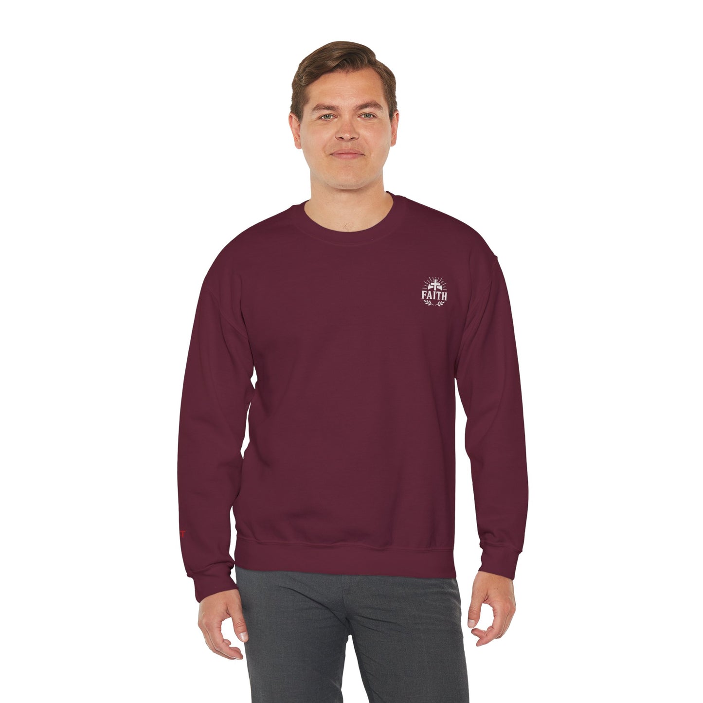 Pray First Worry Never Faith & Prayer Sweatshirt - Unisex Crewneck