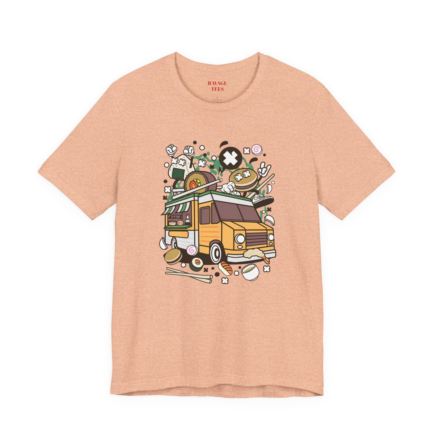 Cute Vintage Street Food Van Tee