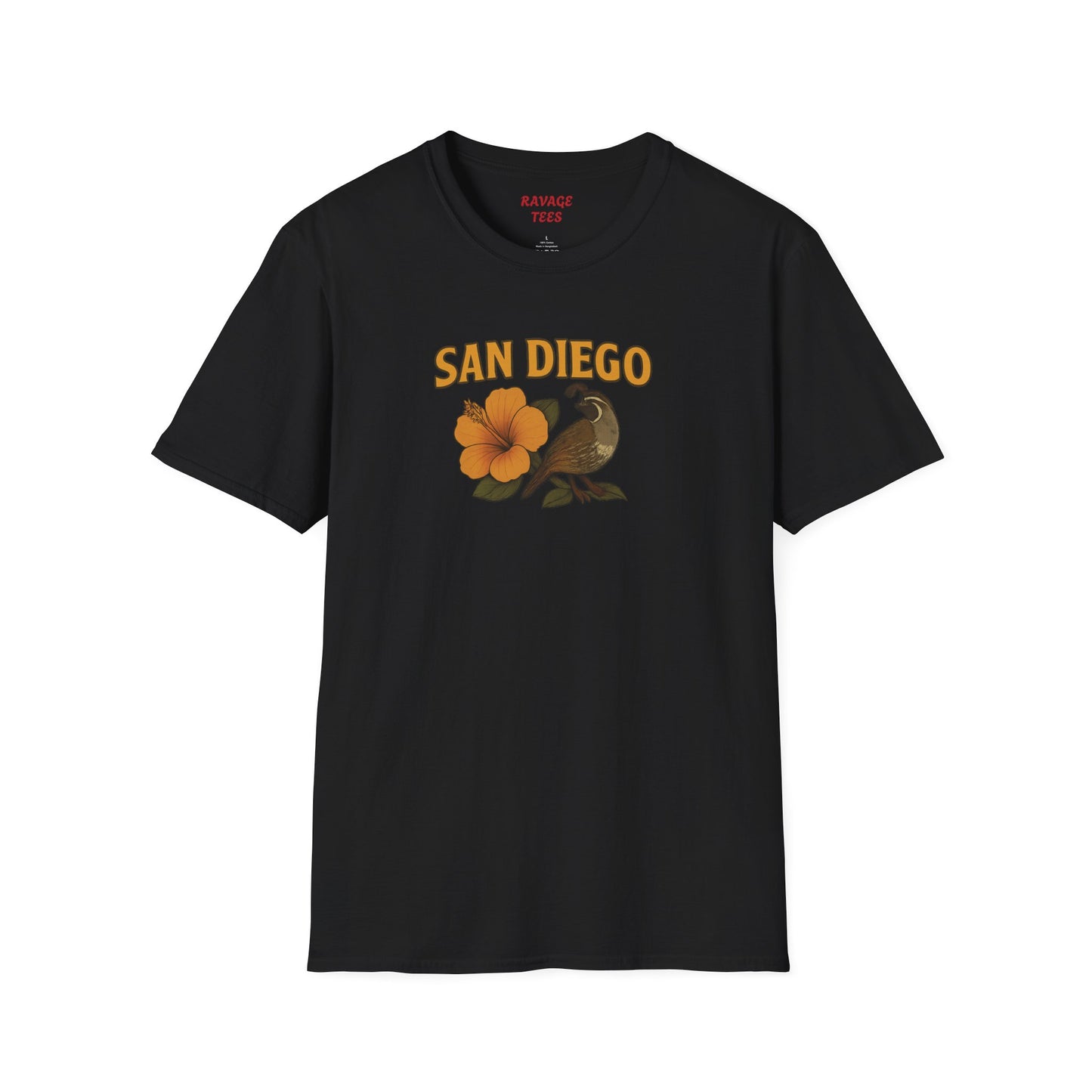 SAN DIEGO Vibes Unisex T-Shirt – Casual Summer Tee, Beachwear, Travel Outfit, Vacation Style, Gift for Him or Her