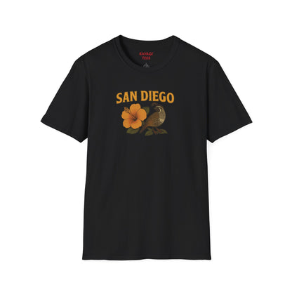 SAN DIEGO Vibes Unisex T-Shirt – Casual Summer Tee, Beachwear, Travel Outfit, Vacation Style, Gift for Him or Her