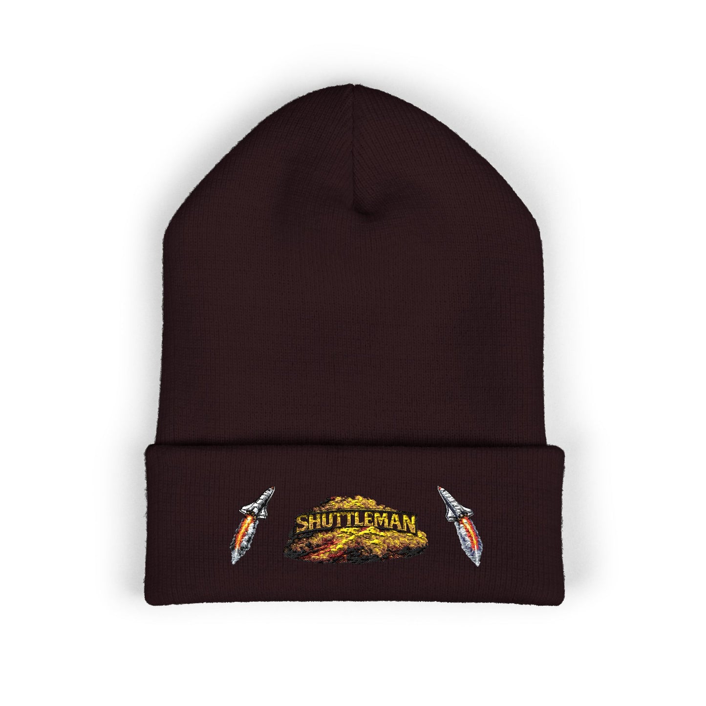 Shutt1eman Embroidered Beanie-- Cuffed Hat