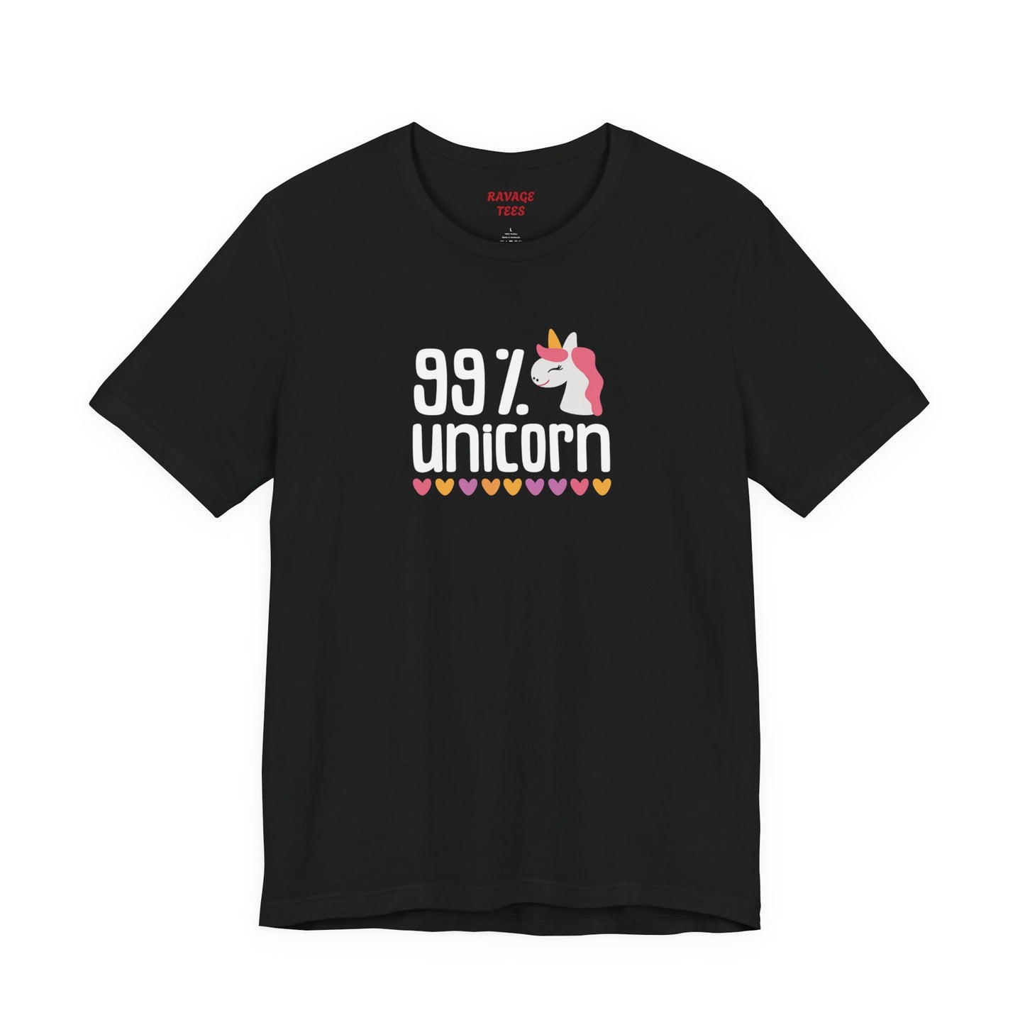 99% Unicorn Tee: Funny, Whimsical Graphic T-Shirt for All Ages