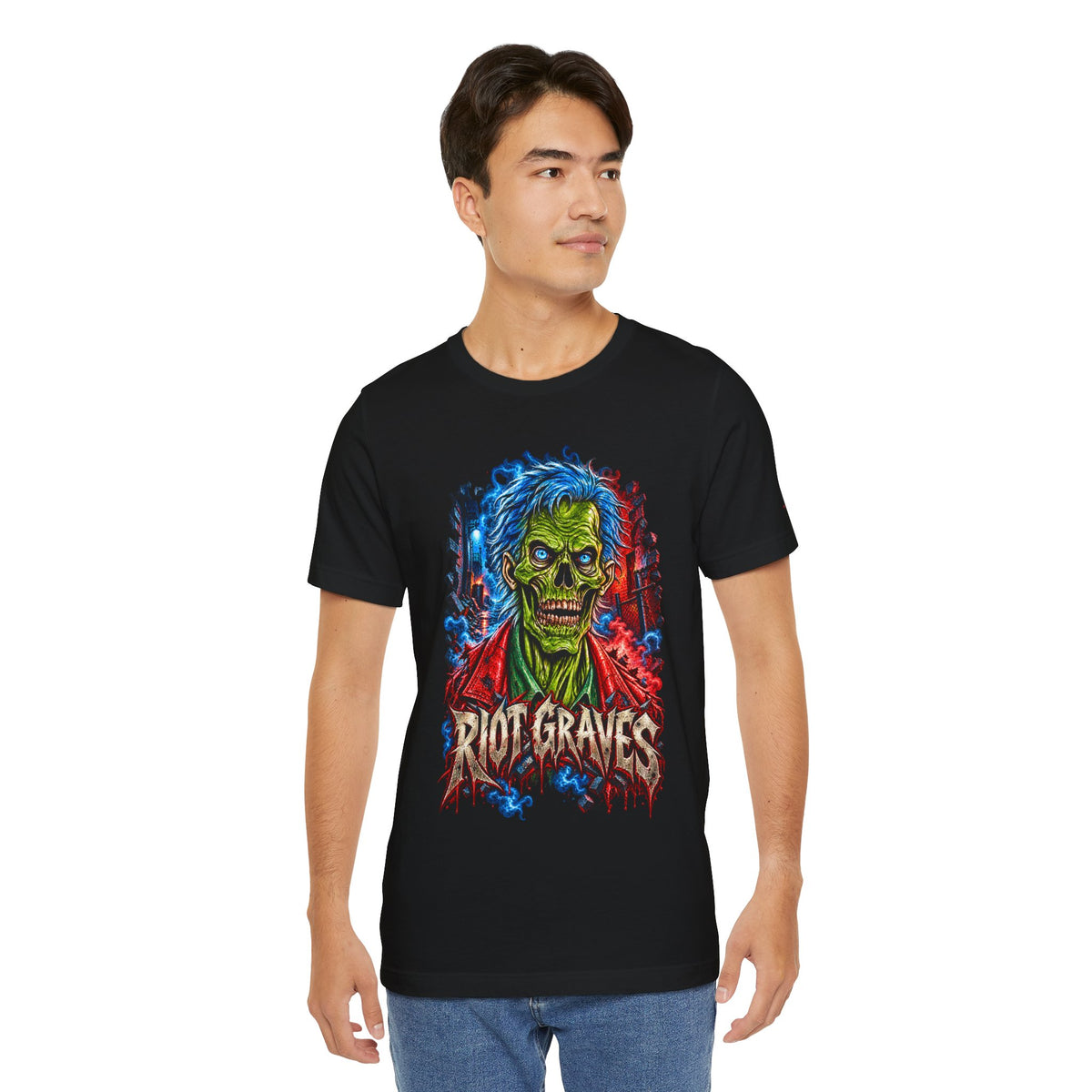 Riot Graves Skull Graphic Tee