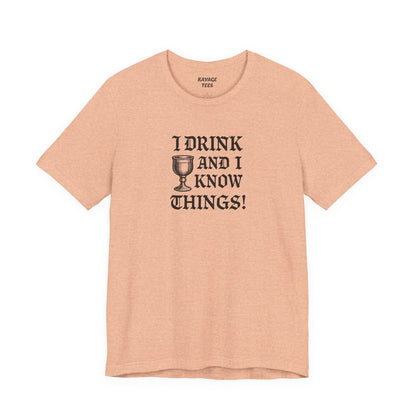 Ravage Funny Drinking Quotes Tee | Unisex Alcohol Humor T-Shirt