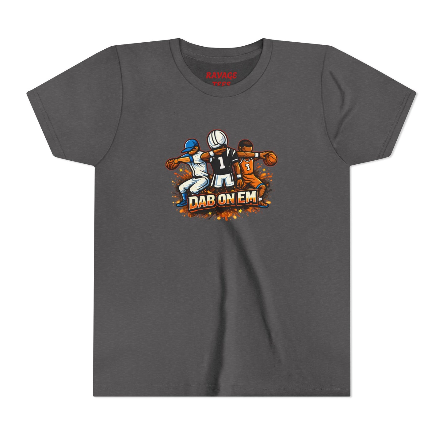 Youth Football Tee - 'Dab On Em' Kids Sports T-Shirt