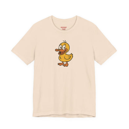 Cute Duck Graphic Tee for Animal Lovers, Unisex T-Shirt, Funny Gift Idea, Casual Wear, Summer Outfit