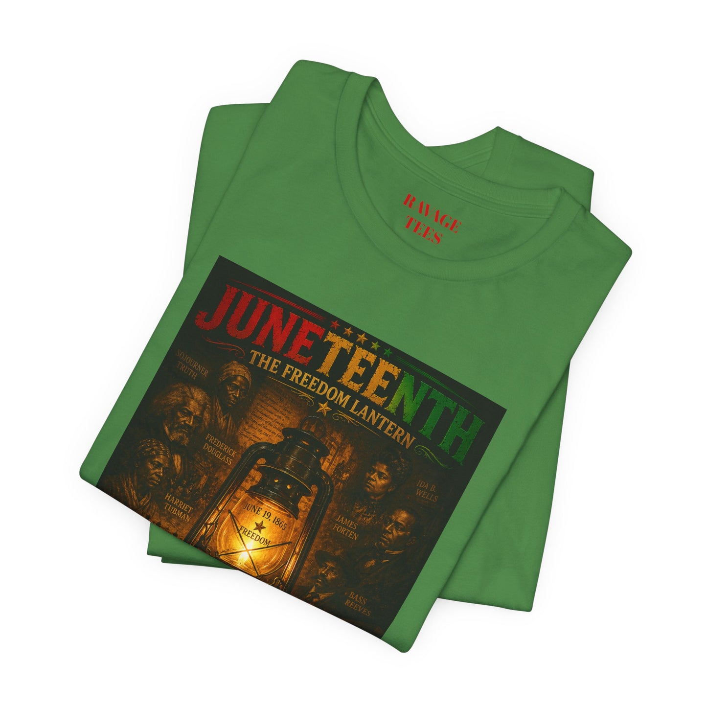 Juneteenth Lantern T-Shirt – "Light Reveals What History Tried to Hide"