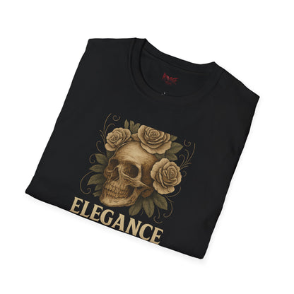 "Elegance Carved in Chaos" Graphic Unisex T-Shirt-Cozy Street Wear