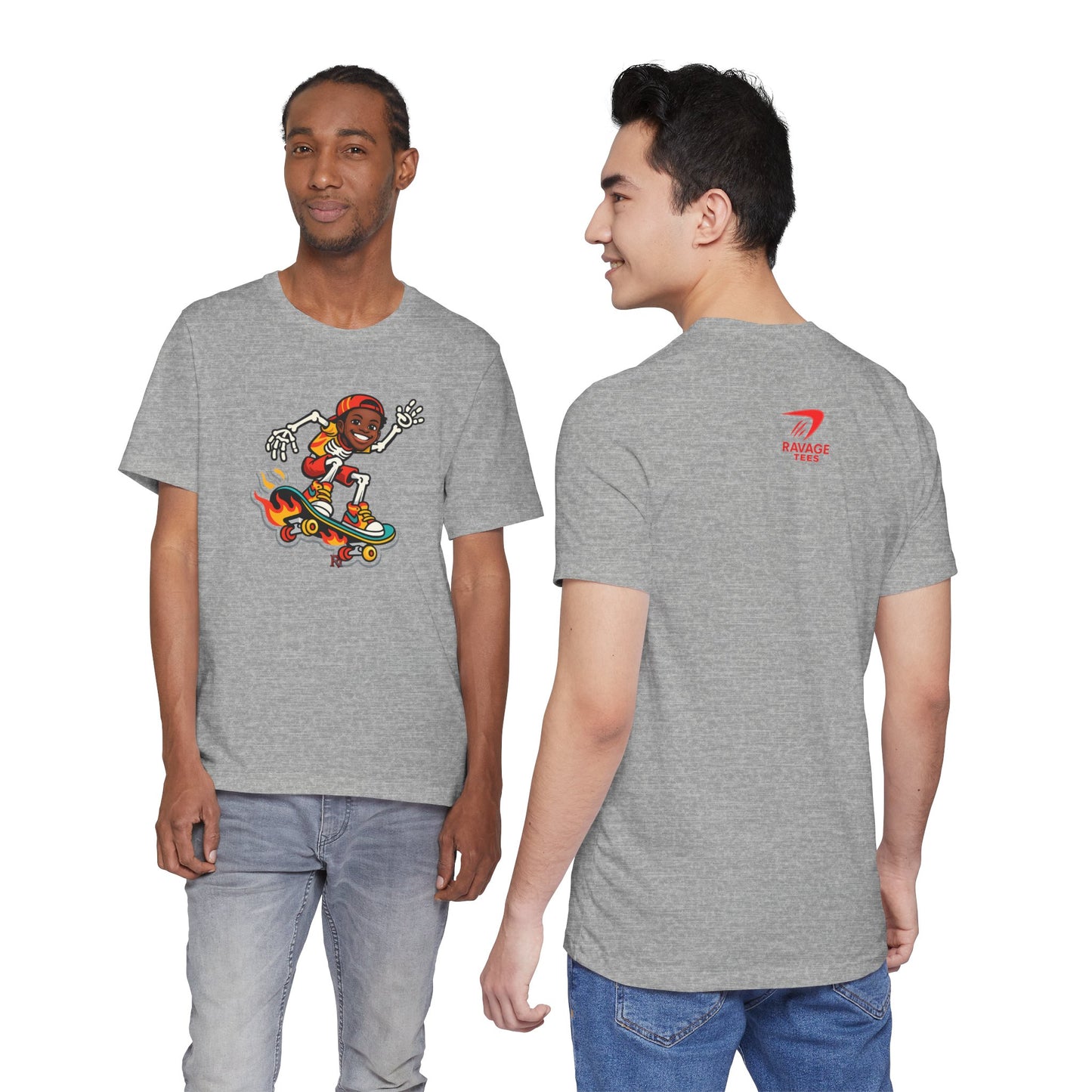 Skateboard Skeleton Tee