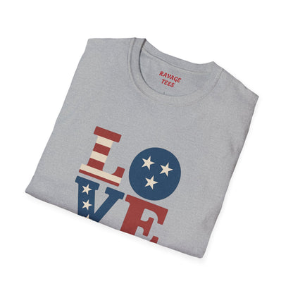 Soft Unisex Freedom & Love Graphic Tee | Gift & Daily Wear