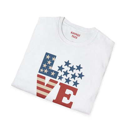 Soft Unisex Freedom & Love Graphic Tee | Gift & Daily Wear