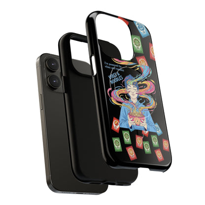 Noodle Lover Phone Case: Vibrant Cute Foodie Magnetic Anime Style
