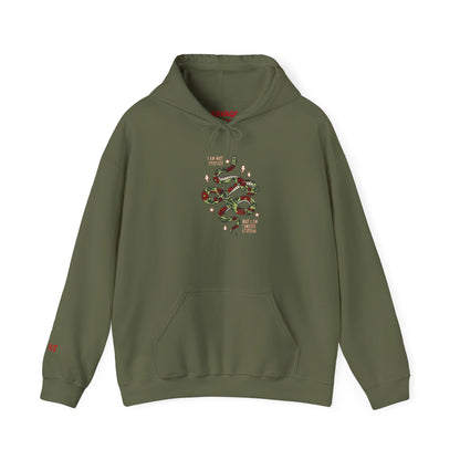 Trendy Unisex Hoodie, I Am Not Perfect Snake Design Shirt