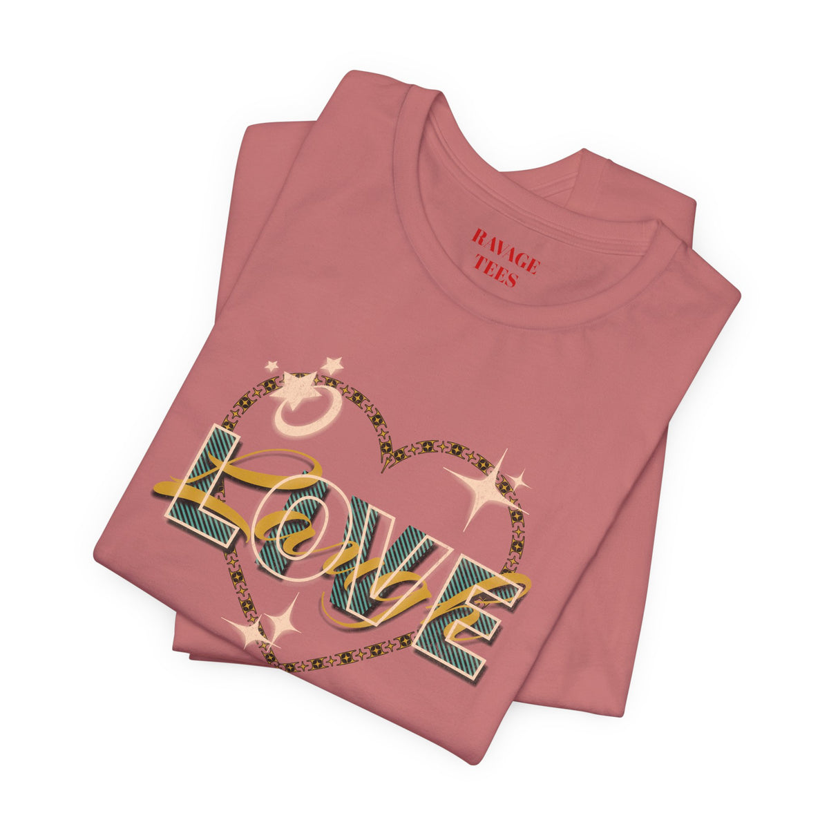 Liv Laugh Love Heart Graphic Tee