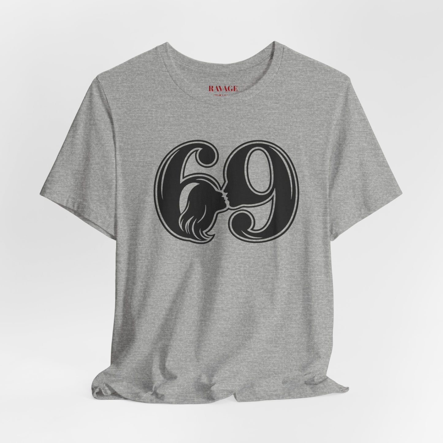 69 Retro Swirl Number Tee