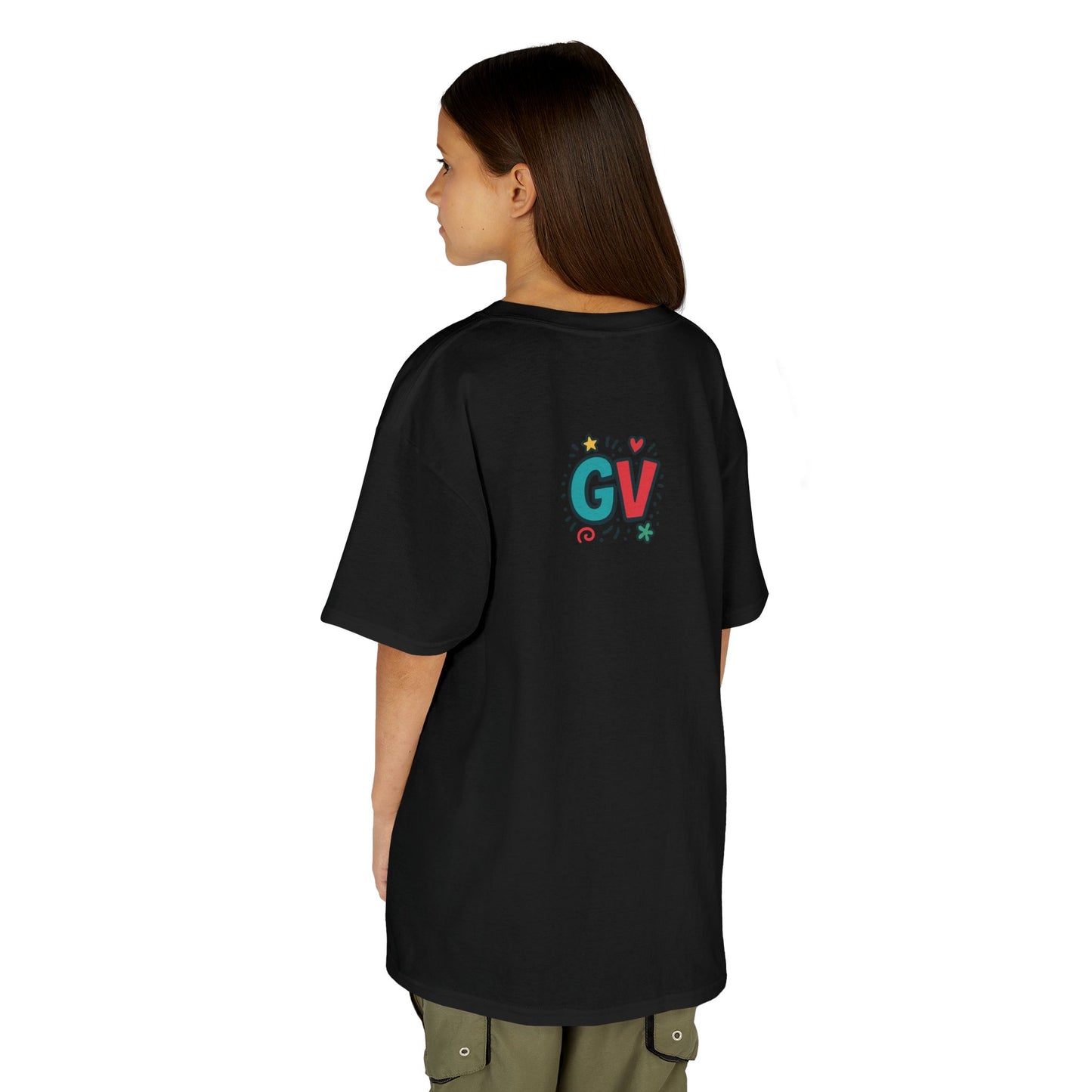Kids Good Vibes T-Shirt – Fun Graphic Tee with Positive Message, Cool Summer Outfit, Birthday Gift for Children