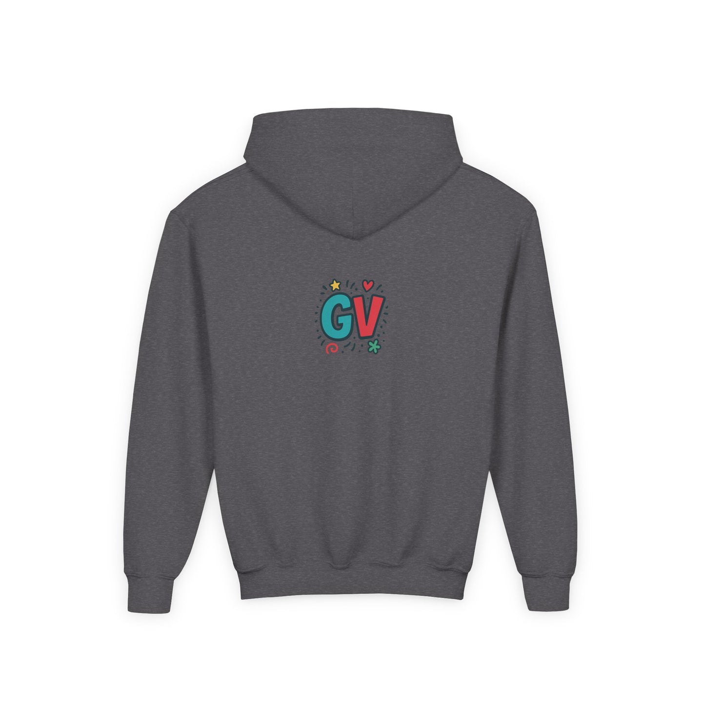 Kids Good Vibes Hoodie – Fun Graphic Sweatshirt with Positive Message, Cozy Casual Outfit, Birthday Gift for Children