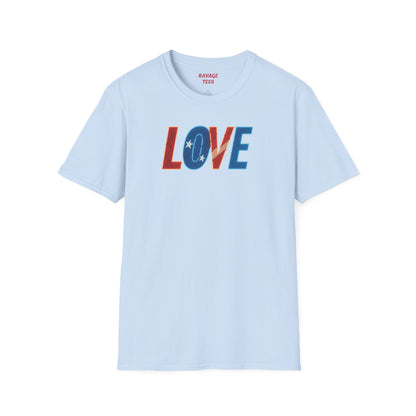 Soft Unisex Freedom & Love Graphic Tee | Gift & Daily Wear