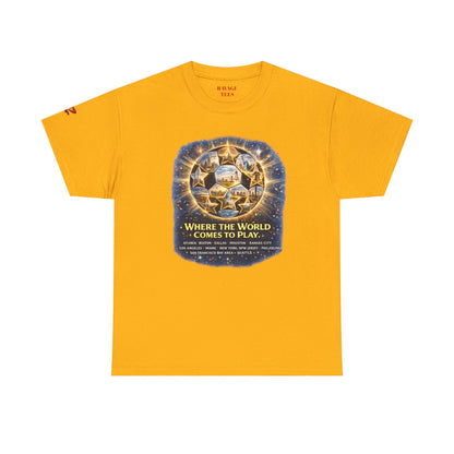 World Cup 2022 T-Shirt — "Where the World Comes to Play"