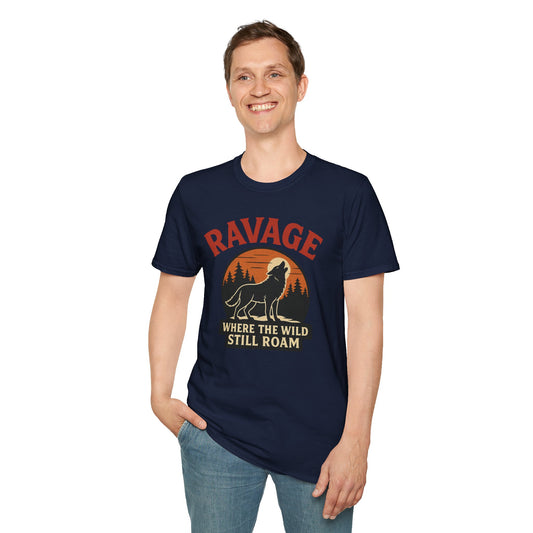 RAVAGE Where the Wild Still Roam Tee | Vintage Adventure Graphic T-Shirt, Unisex Outdoors Apparel, Camping & Nature Lovers Gift