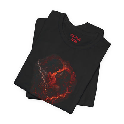 Chaos Love Language Tee: Bold, Dark Tee