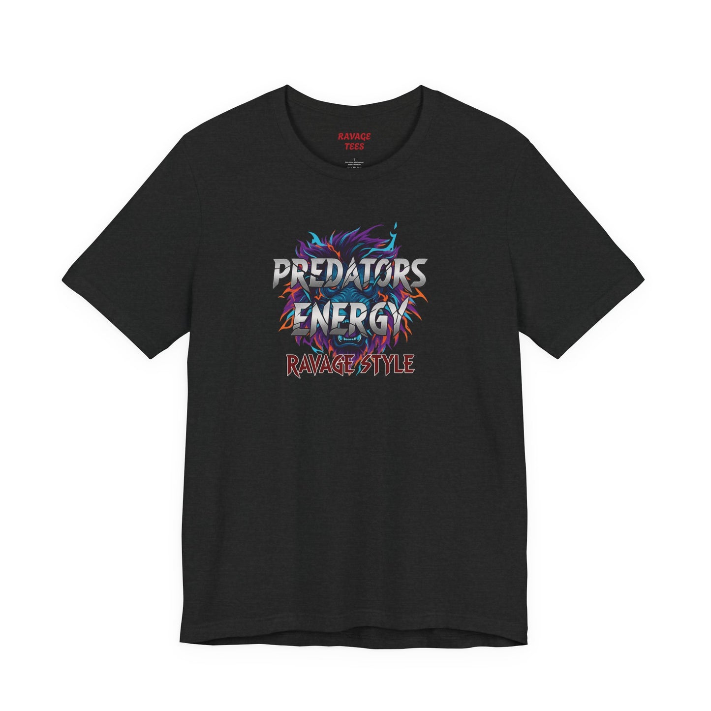 PREDATORS ENERGY RAVAGE STYLE | Bold Graphic Tee & Unisex Summer Shirt