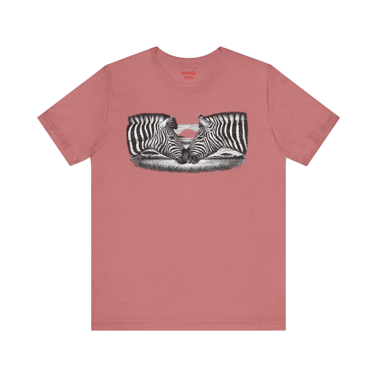 Zebra Heart Tee