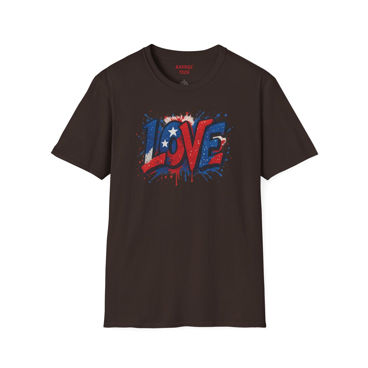 "Freedom & Love" Tee: Unisex 4th of July Graphic Shirt Gift