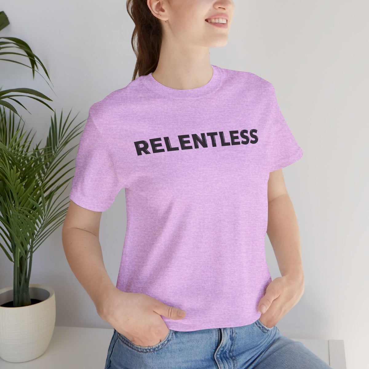 Relentless T-Shirt — Minimal Motivational Tee