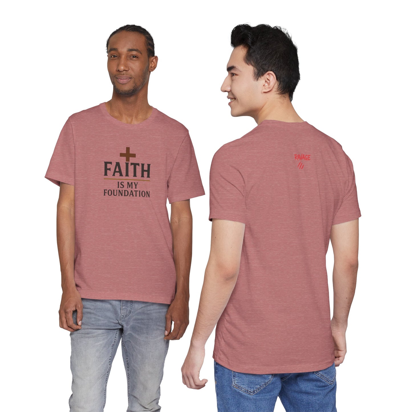 Faith Is My Foundation T-Shirt | Inspirational Graphic Tee