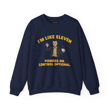 Funny Eleven Crewneck Sweatshirt, Unisex Gift, Gift for Nerds, Birthday Gift, Halloween Costume