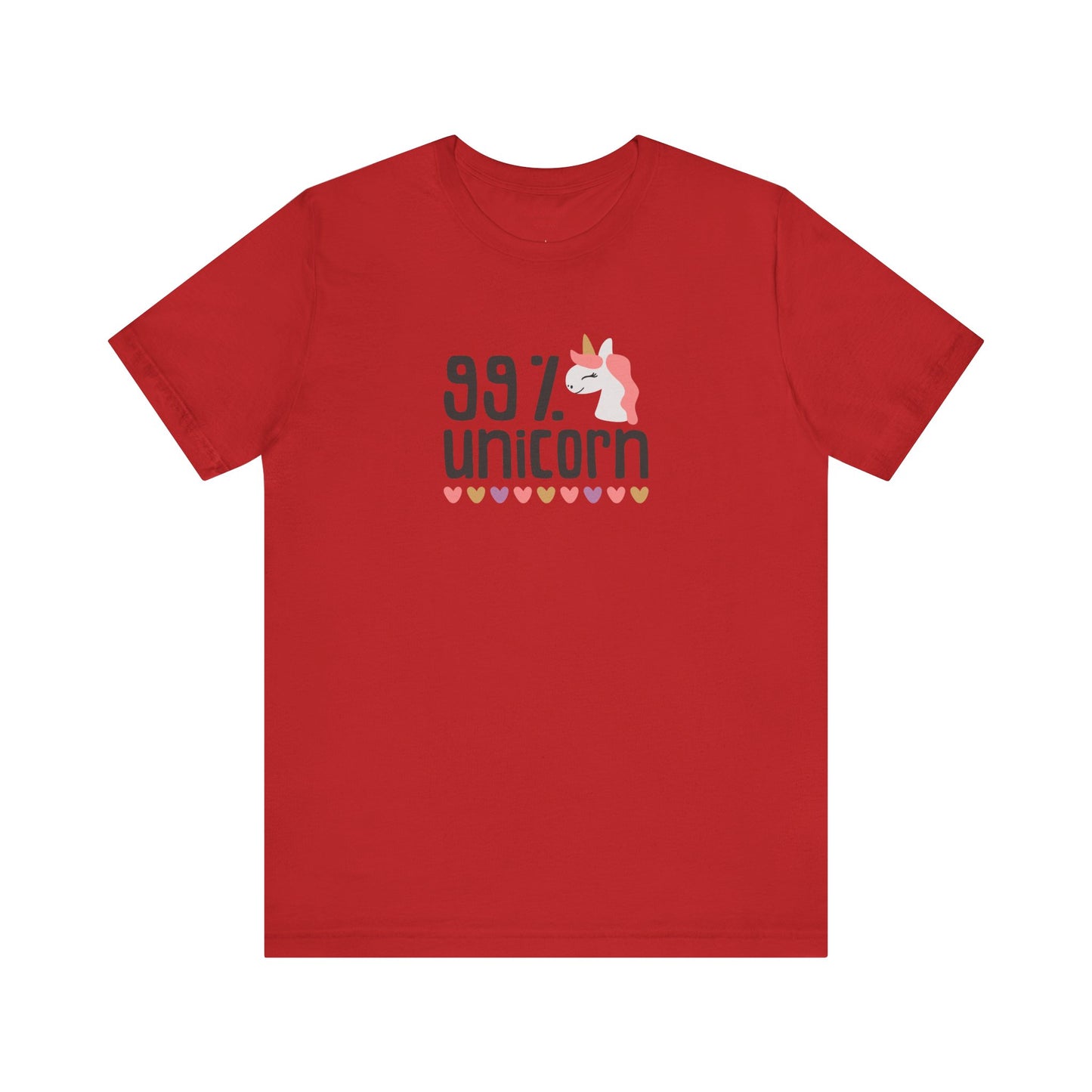 99% Unicorn Tee: Funny, Whimsical Graphic T-Shirt for All Ages