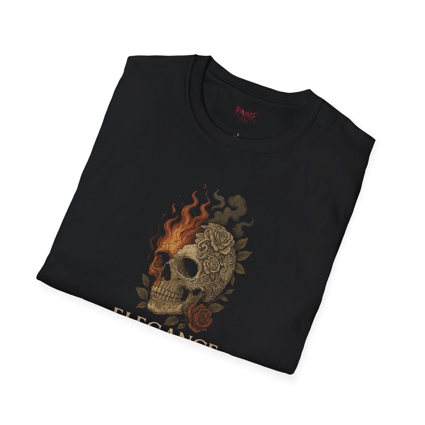 ELEGANCE CARVED IN CHAOS Unisex Graphic T-Shirt – Casual Streetwear