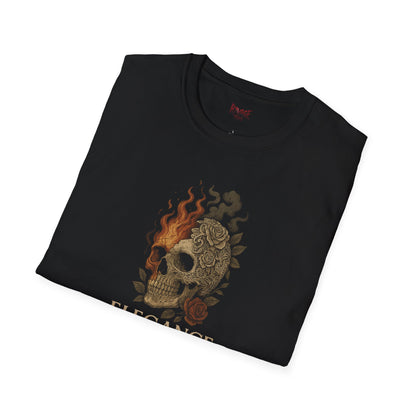 ELEGANCE CARVED IN CHAOS Unisex Graphic T-Shirt – Casual Streetwear