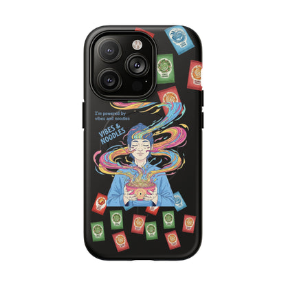 Noodle Lover Phone Case: Vibrant Cute Foodie Magnetic Anime Style