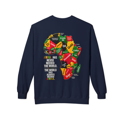 Afrika Map Sweatshirt – Africa Pride Crewneck