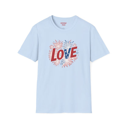 Soft Unisex Freedom & Love Graphic Tee | Gift & Daily Wear
