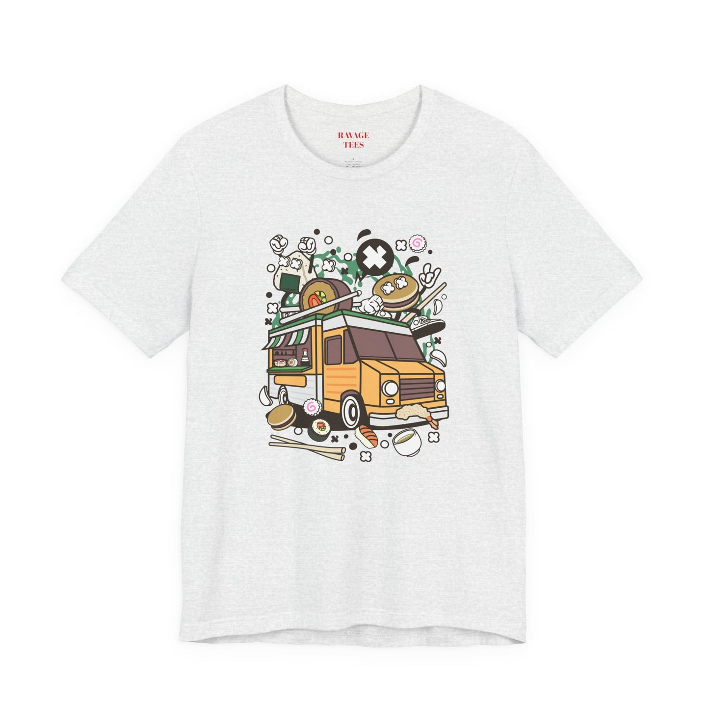 Cute Vintage Street Food Van Tee