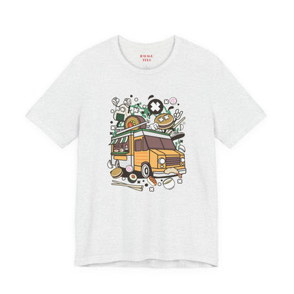 Cute Vintage Street Food Van Tee